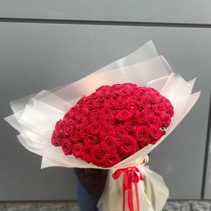 101 высокая роза в Набережных Челнах