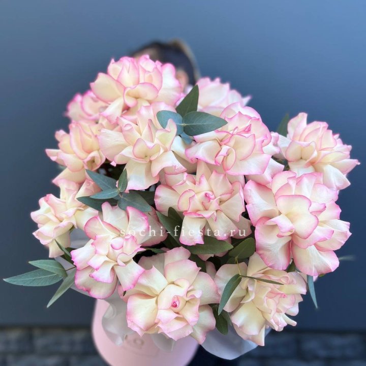 15 Французских роз Джумилия в боксе в Набережных Челнах