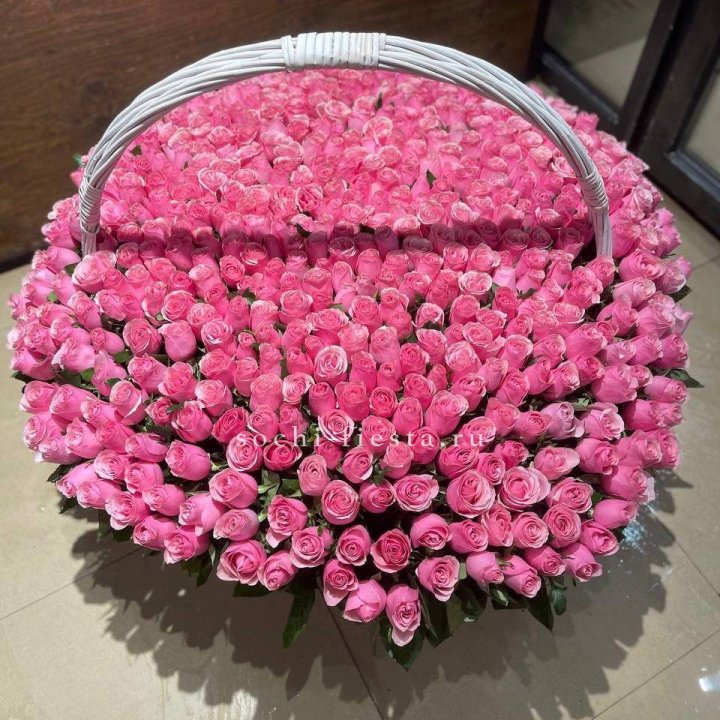 501 розовая роза в Набережных Челнах