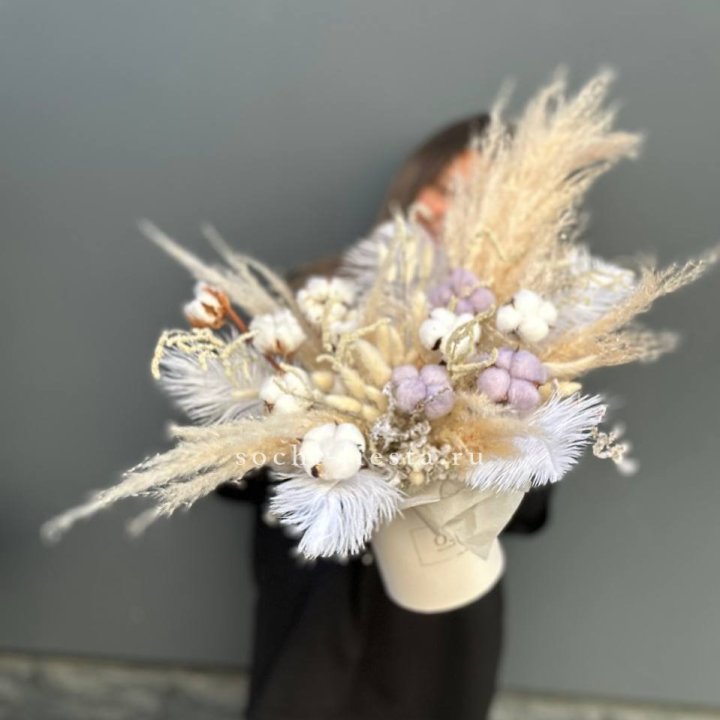 Авторский бокс с сухоцветами №3 в Набережных Челнах