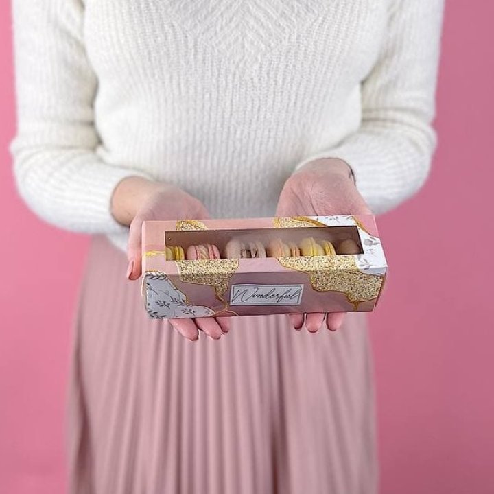 Коробка макаронс 5 шт. в Набережных Челнах