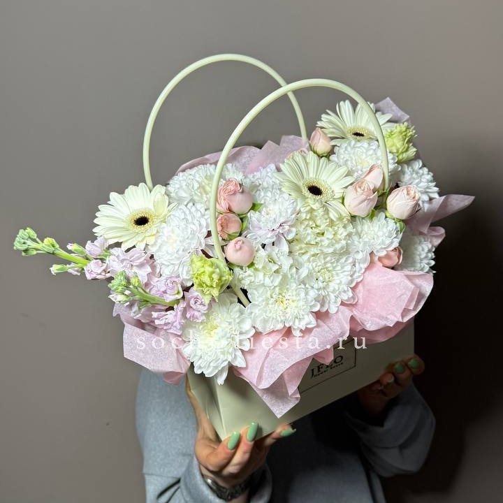 Сумочка "Белый рассвет" в Набережных Челнах