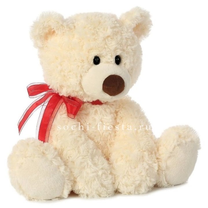 Белый плюшевый мишка  в Набережных Челнах