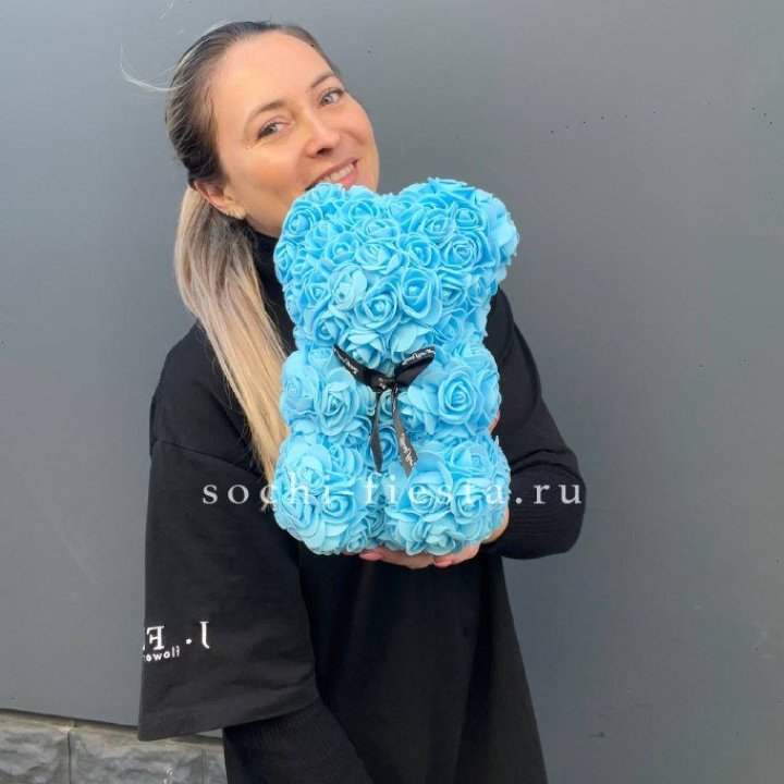 Игрушка медведь голубая в Набережных Челнах