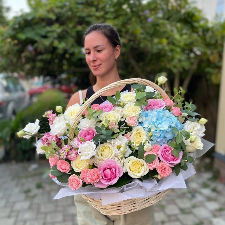 Цветочная корзина №2 в Набережных Челнах