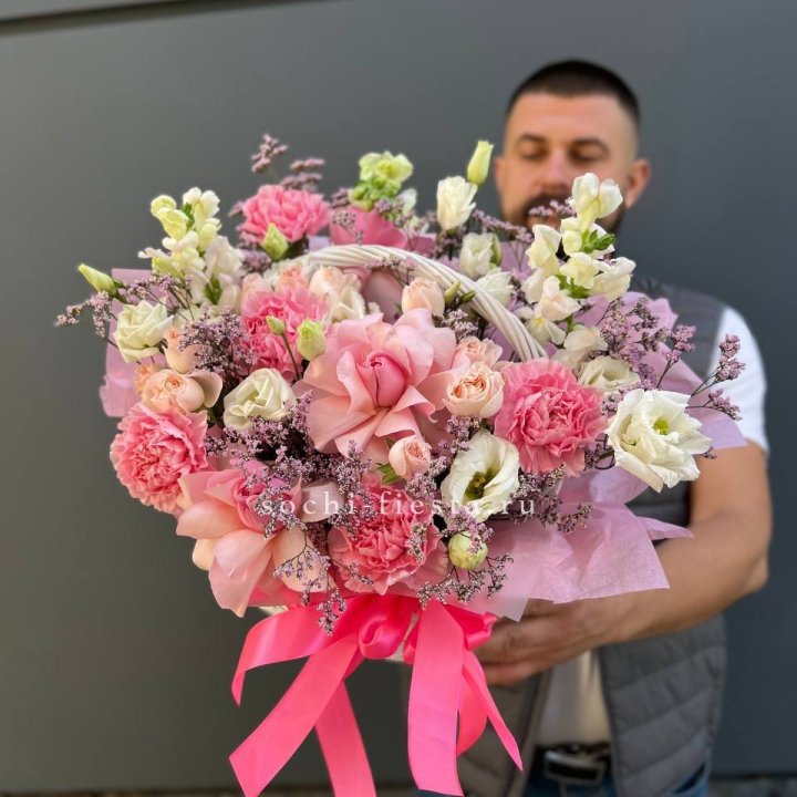 Цветочная корзина №1 в Набережных Челнах